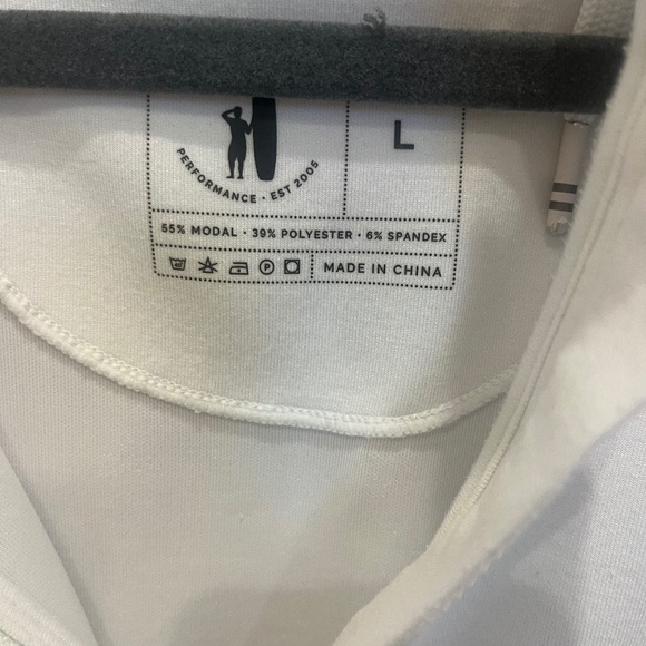 Johnnie-O Quarter Zip Hoodie Men’s Size Large (University of Alabama) - Picture 3 of 9